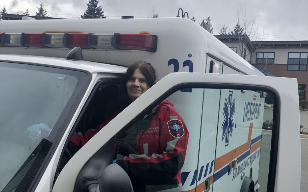 Pacific EMS ambulance services to help and assist the Village of Lytton