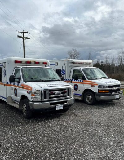 Pacific EMS ambulances